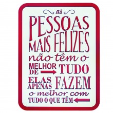 Quadro As pessoas mais felizes - Marcel Haveroth