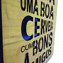 Quadro Beba uma boa cerveja - Marcel Haveroth